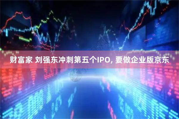 财富家 刘强东冲刺第五个IPO, 要做企业版京东